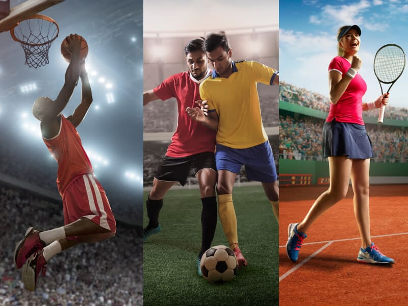 Sports betting action image representing live match moments on bd333